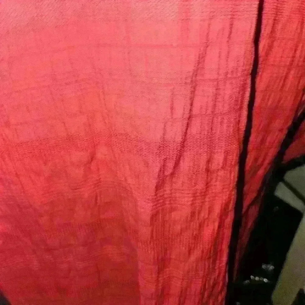 Rebecca Malone Womans 3/4 Sleeve Red Blouse Size Xl - Picture 7 of 11